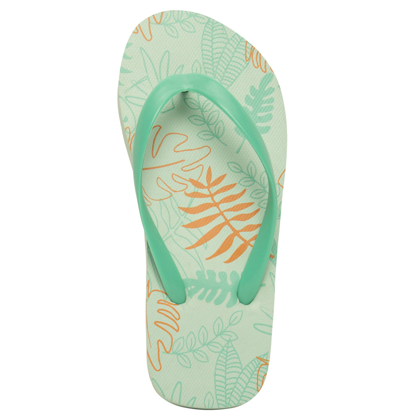 Tongs imprimé feuillage pour garçon avec lanière selon l'âge 