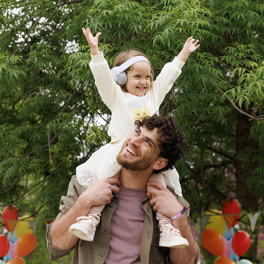 Casque anti-bruit pour bébé gris 