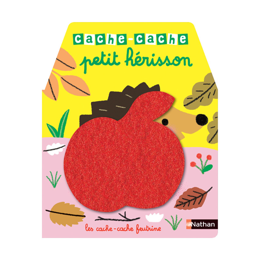Livre matière Cache-cache petit hérisson 
