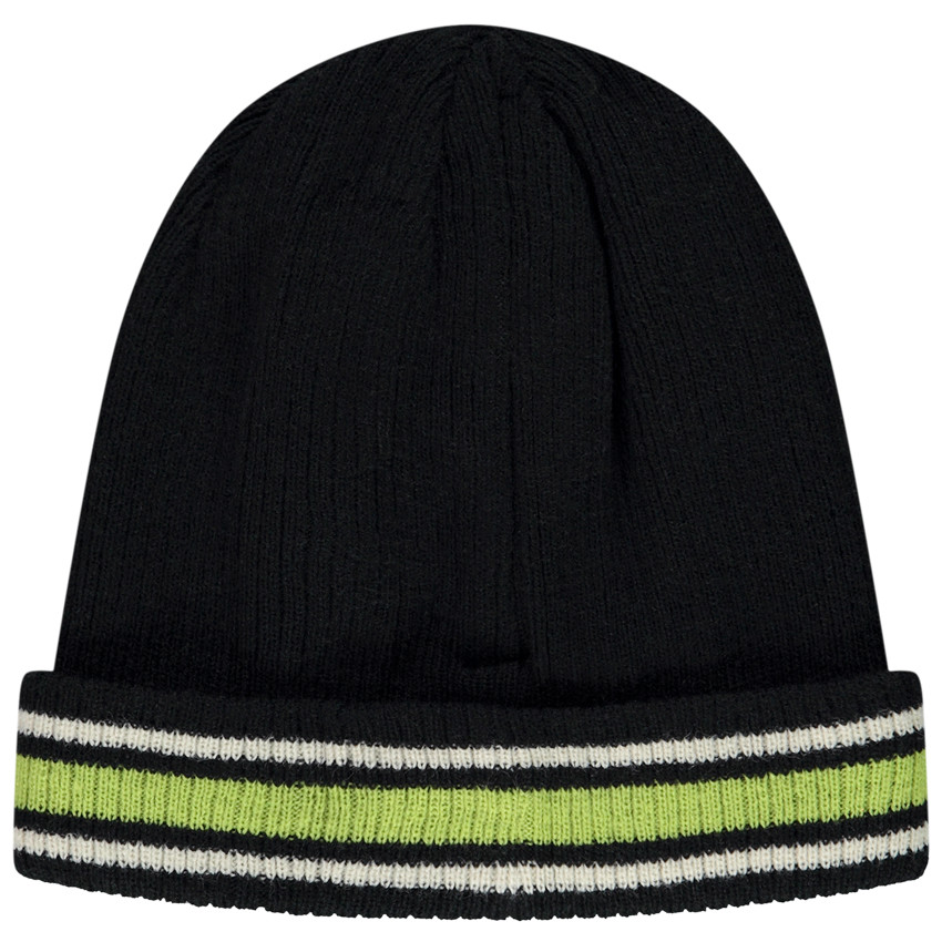 Bonnet effet côtelé avec broderie 3D pour garçon 