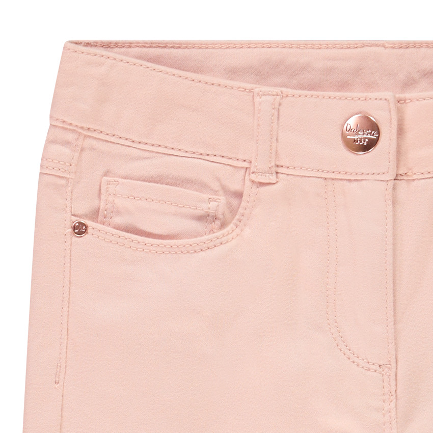 Pantalon en twill uni pour fille Main Pantalon en twill uni pour fille