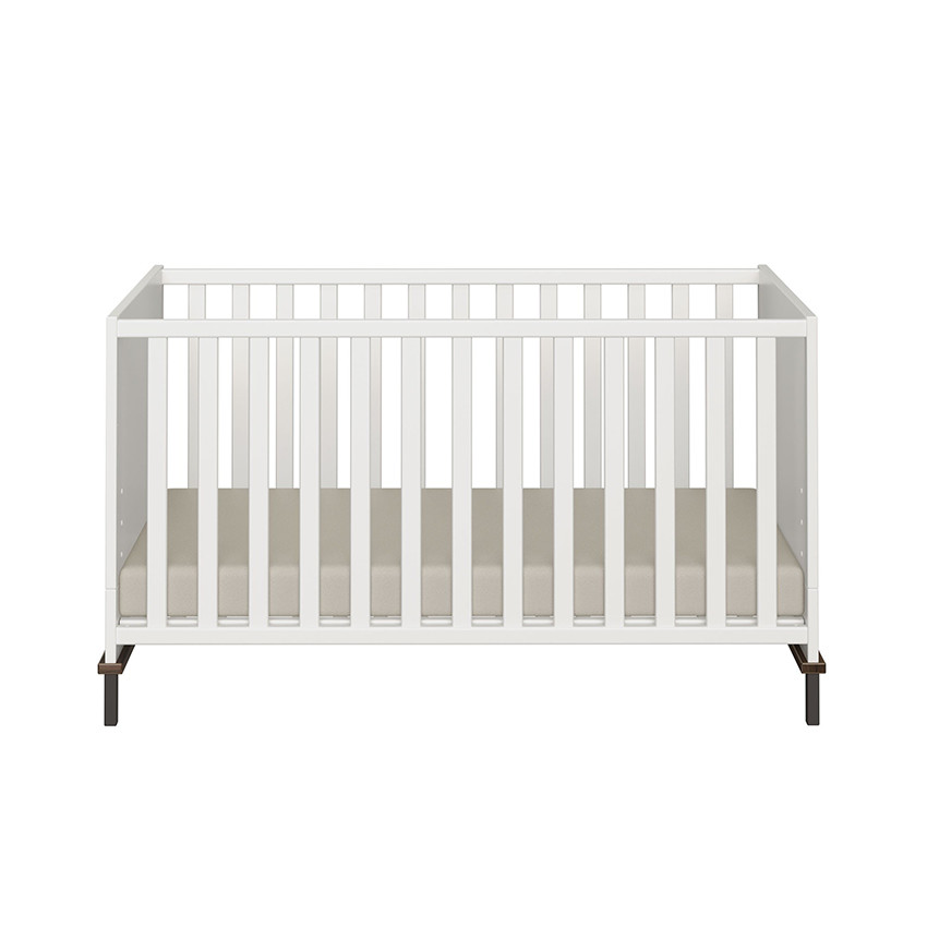 Lit bébé évolutif 70 x 140 cm Lovely Aliv off white/dark walnut 