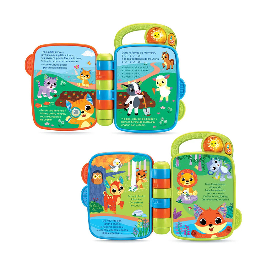 Livre d'éveil à comptines des P'tits Loulous  