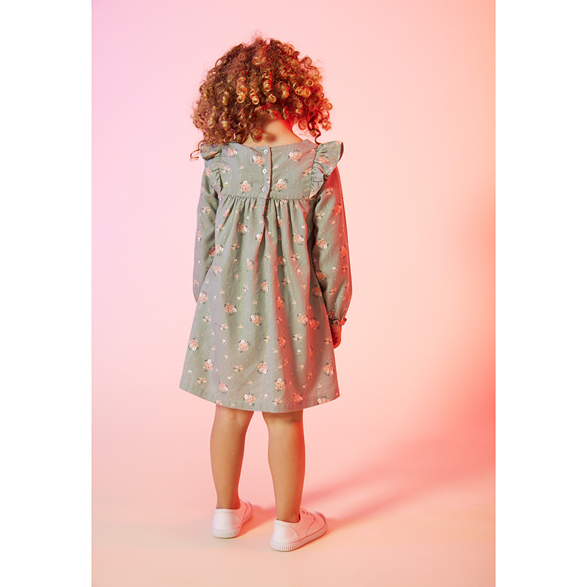 Lot 3 Robes Bébé Fille Amropi - Imprimé Fleurs Coton - Sans Manches Été - 0-3 Ans