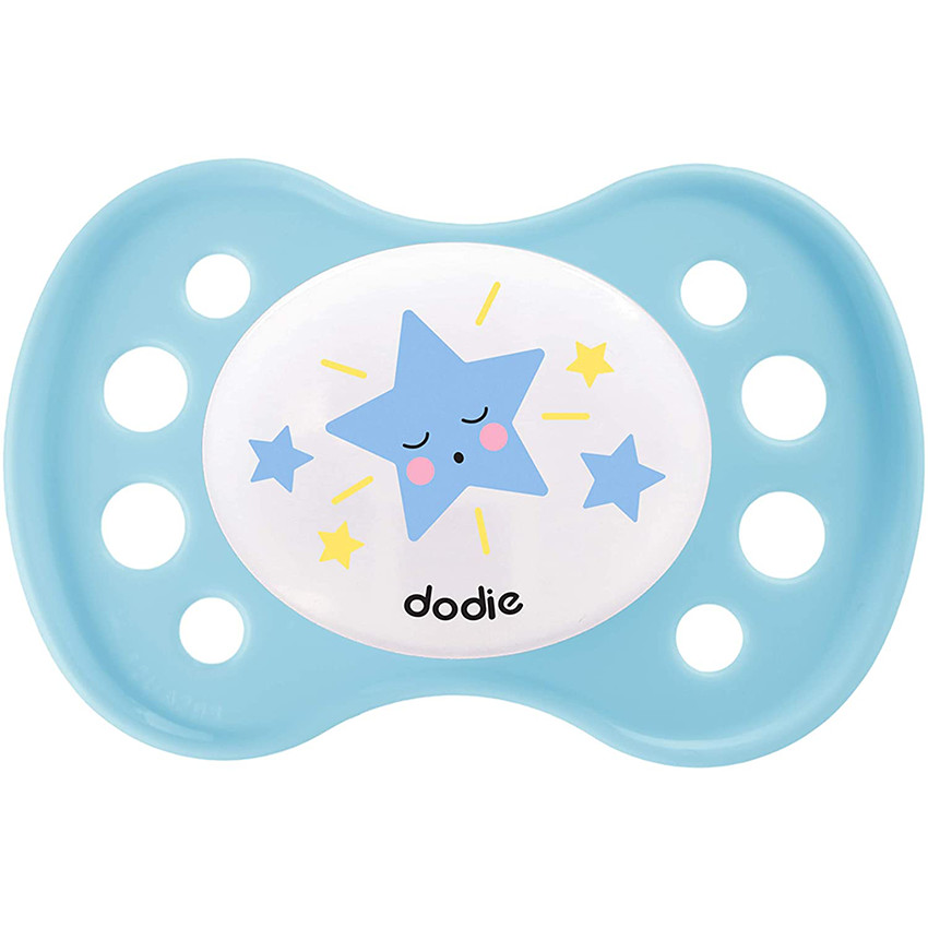 Sucette en silicone Nuit 0-6 mois - Etoiles/Ours 