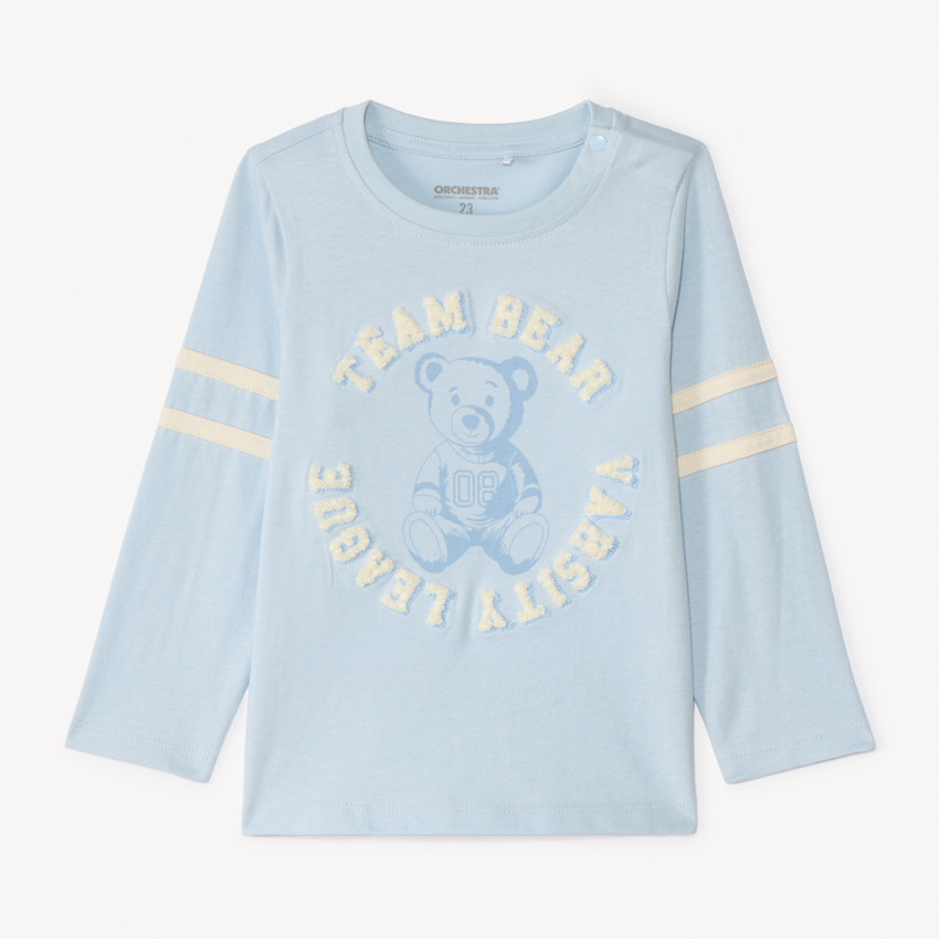 T-shirt manches longues print ourson pour bébé garçon 