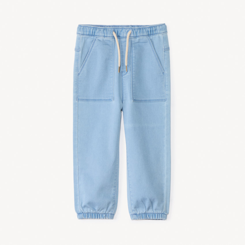 Jean jogger uni pour bébé garçon