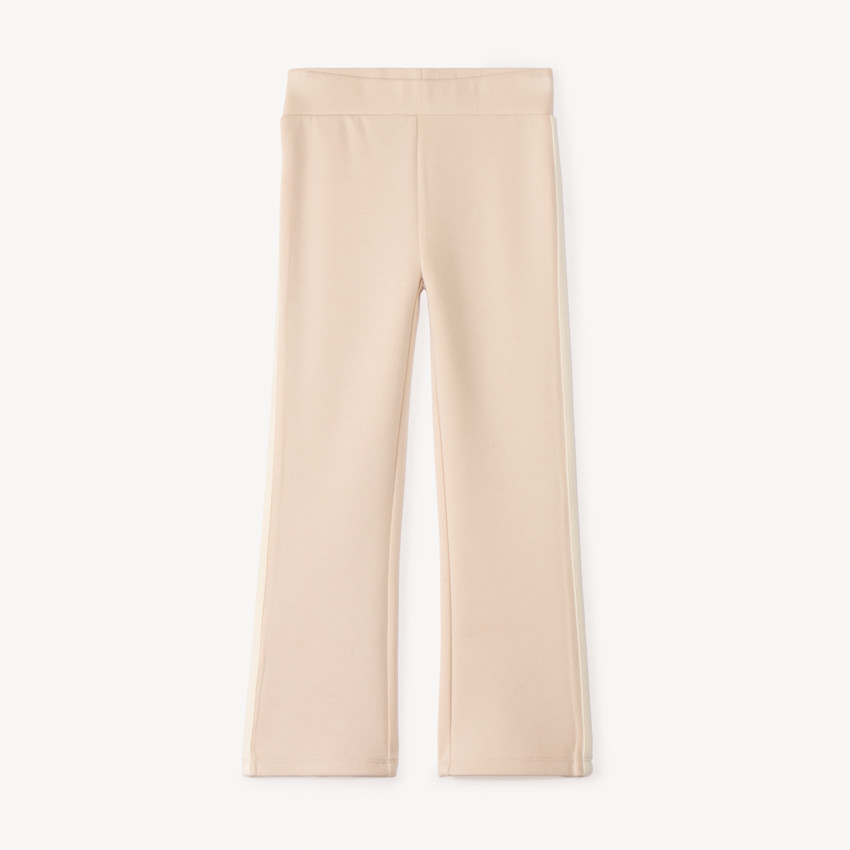 Legging évasé en scuba à bandes pour fille