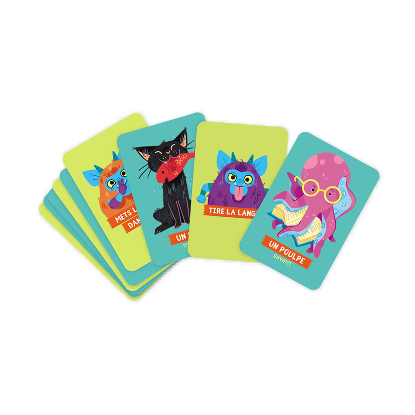 Jeu de cartes Monstro Grimaces 