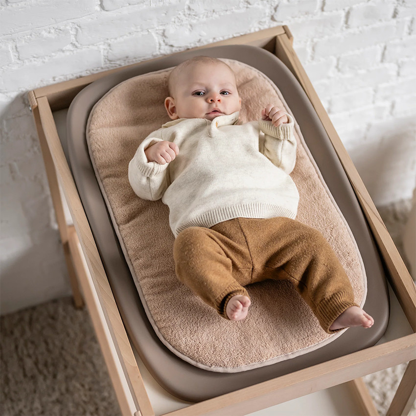 Coussin réducteur en éponge pour matelas à langer Care beige - Beige (Nattou) - Image 1