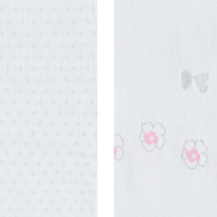 Lot de 2 collants à motif fantaisie 