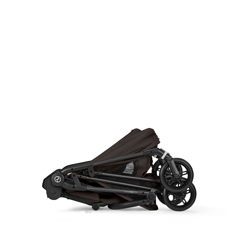 Poussette citadine ultralégère Melio carbon - Chocolate Brown 