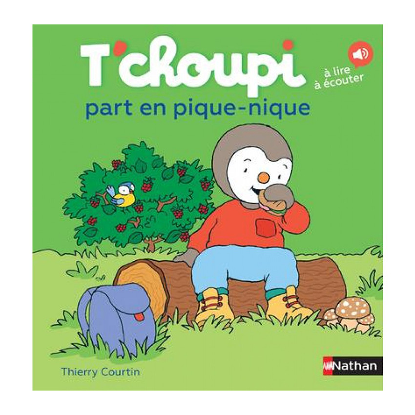 Livre T'Choupi part en pique-nique Main Livre T'Choupi part en pique-nique