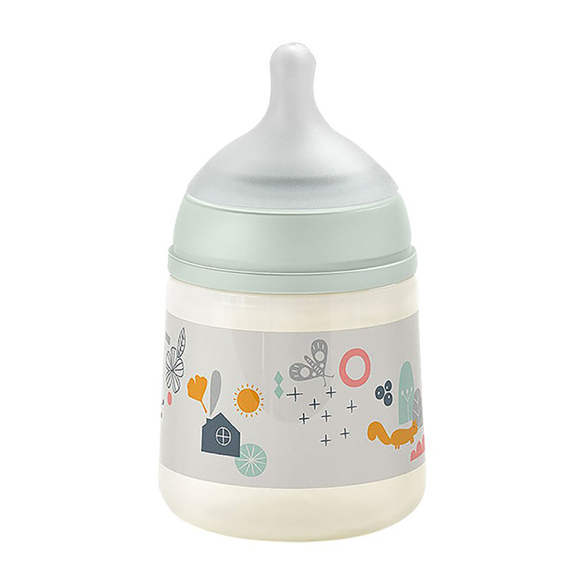 Biberon avec tétine symétrique SX Pro M 150 ml Walk in the Park Vert 