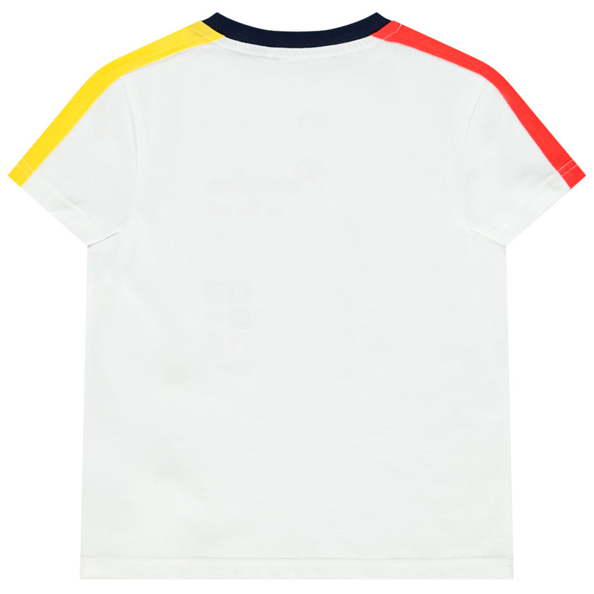 T-shirt manches courtes avec print brodé pour garçon 