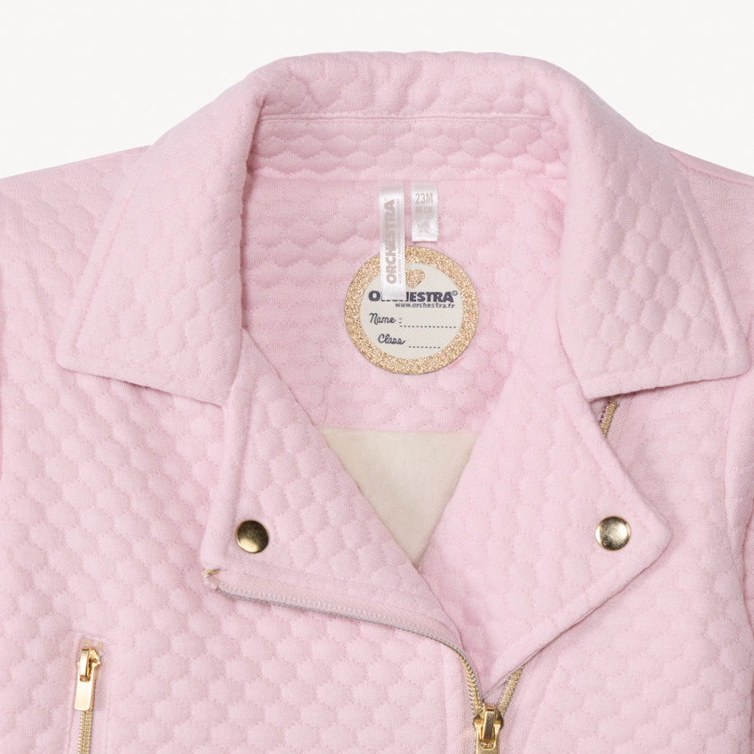 Perfecto en molleton matelassé doublé sherpa pour bébé fille 