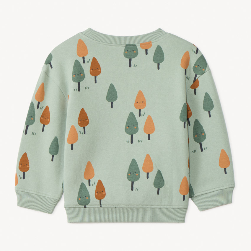 Sweat molleton oversize imprimé arbres pour bébé garçon 