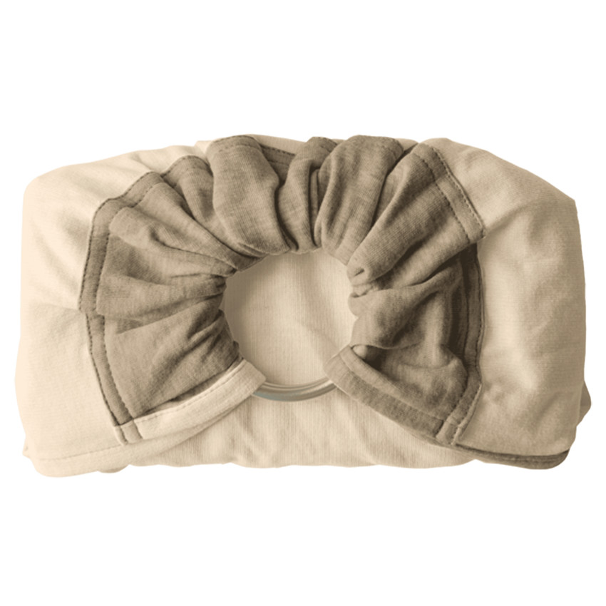 Écharpe de portage sans nœud Tricot Sling Latte Macchiato 