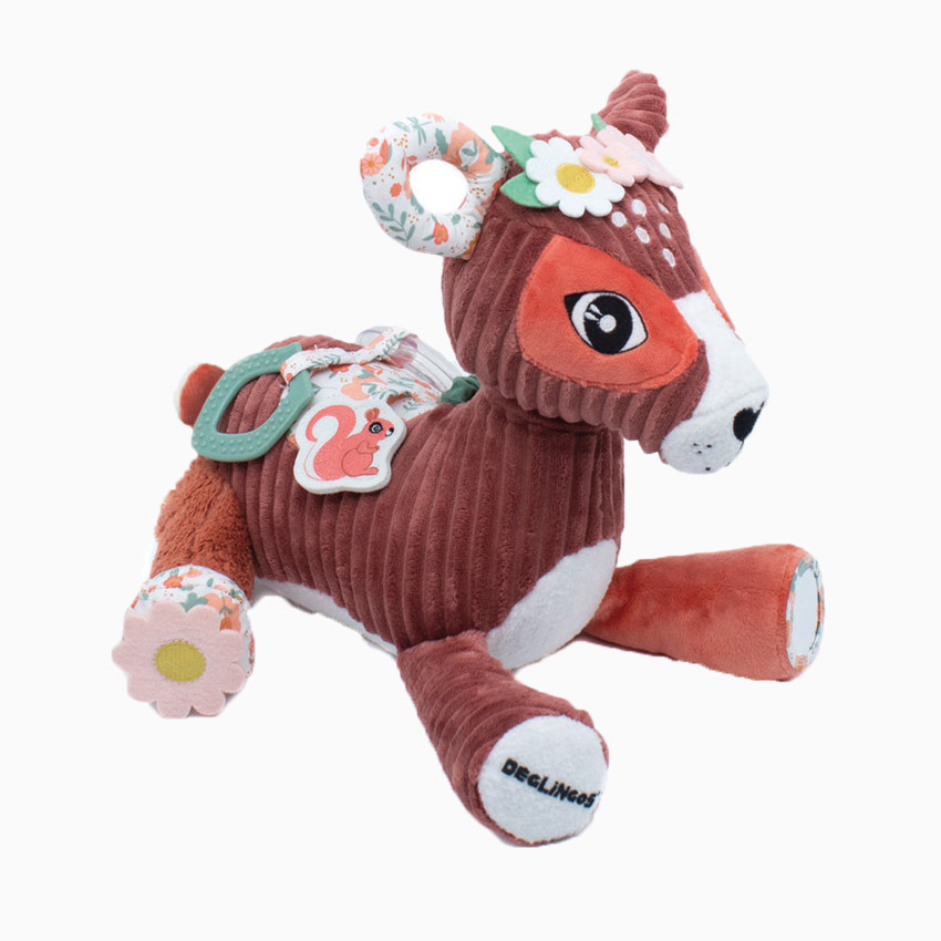 Peluche d'activités - Mélimélos la Biche Main Peluche d'activités - Mélimélos la Biche