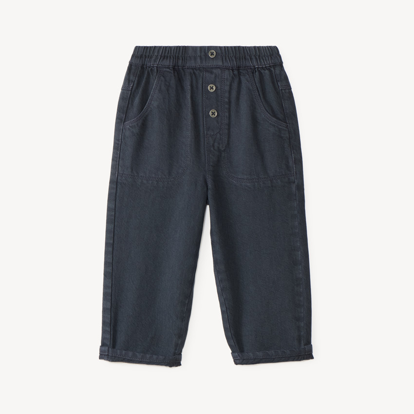 Pantalon bébé garçon coupe ballon uni