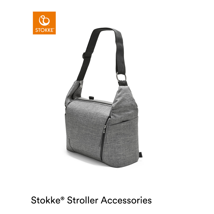 Sac à langer - Noir mélangé 