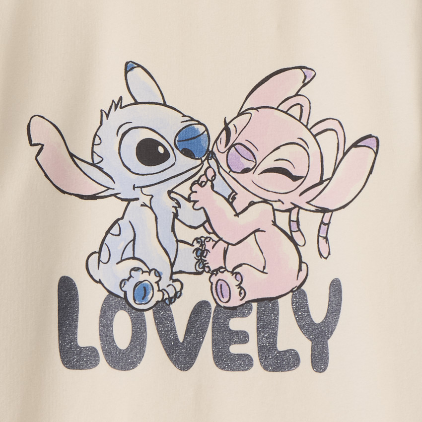 Sous-pull col roulé Stitch & Angel Disney pour fille 