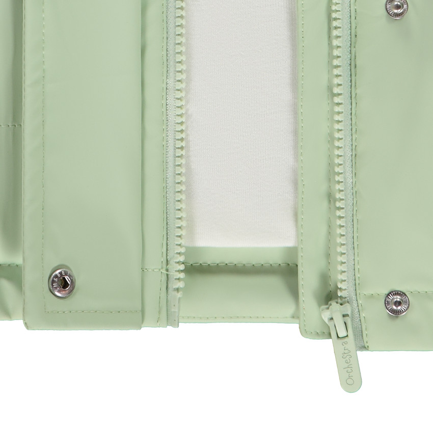Parka gomme unie déperlante et rembourrée pour fille 