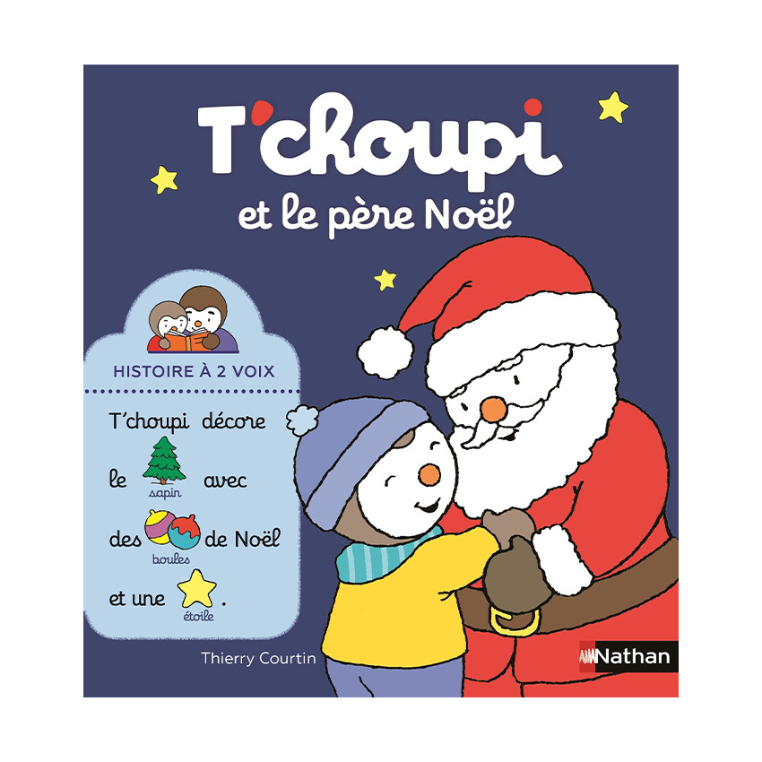 Livre à lire à deux "T'choupi et le Père Noël" 