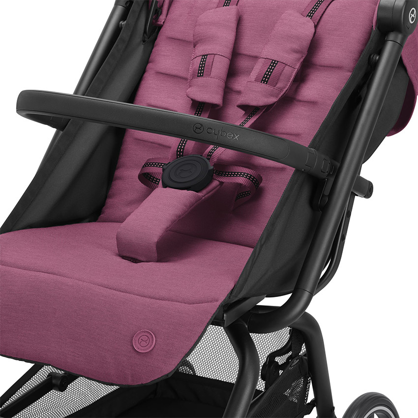Poussette Eezy S + 2 - Châssis Black / Siège Magnolia Pink 