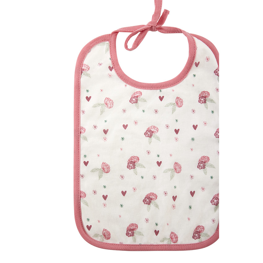 Lot de 5 bavoirs en éponge à nouer  