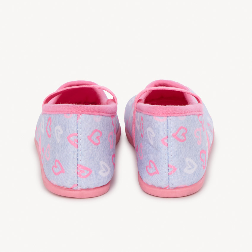 Chaussons babies imprimé cœurs Stitch Disney pour fille 