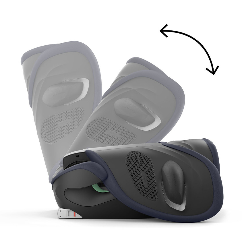 Siège-auto pliable Solution G2 i-Fix tissu Plus ocean blue 
