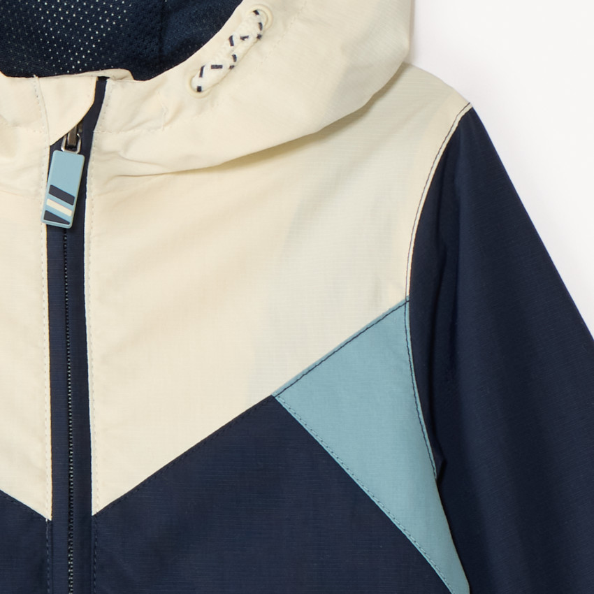 Coupe-vent à capuche en ripstop imperméable pour bébé garçon 