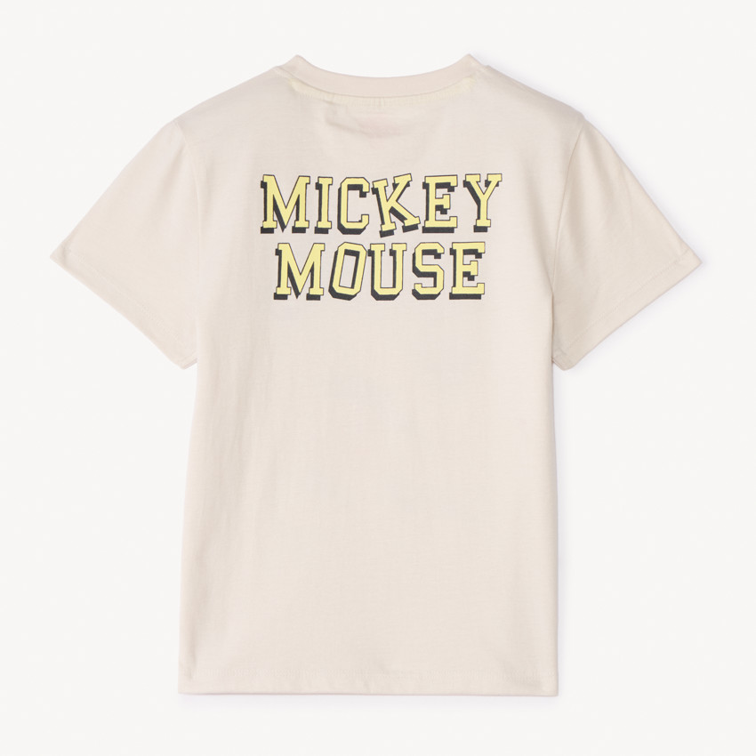 T-shirt manches courtes print Mickey Disney pour garçon 
