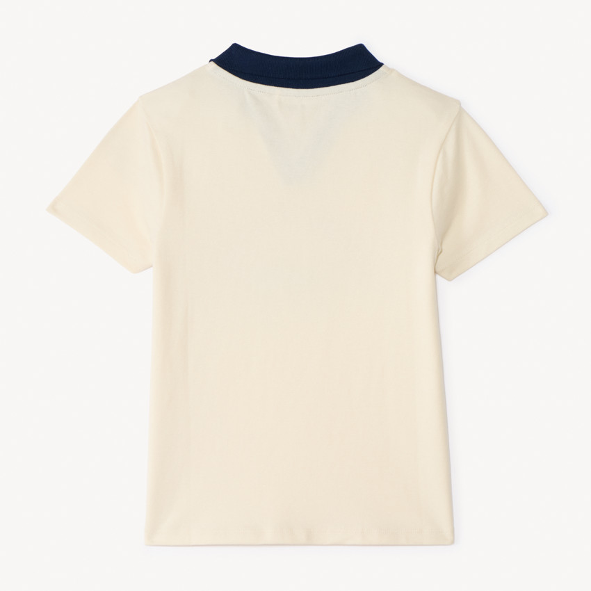 Polo manches courtes print requin pour garçon 