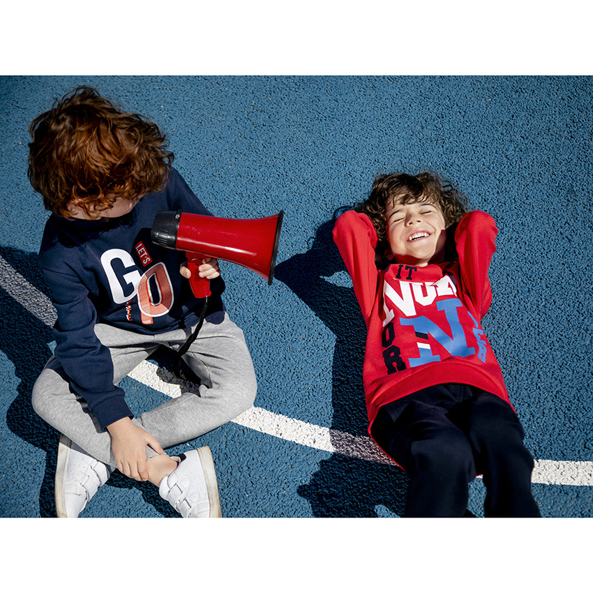 Jogging en molleton à message printé pour enfant garçon 