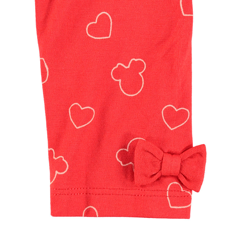 Tunique manches courtes print Minnie Disney et legging printé all-over 