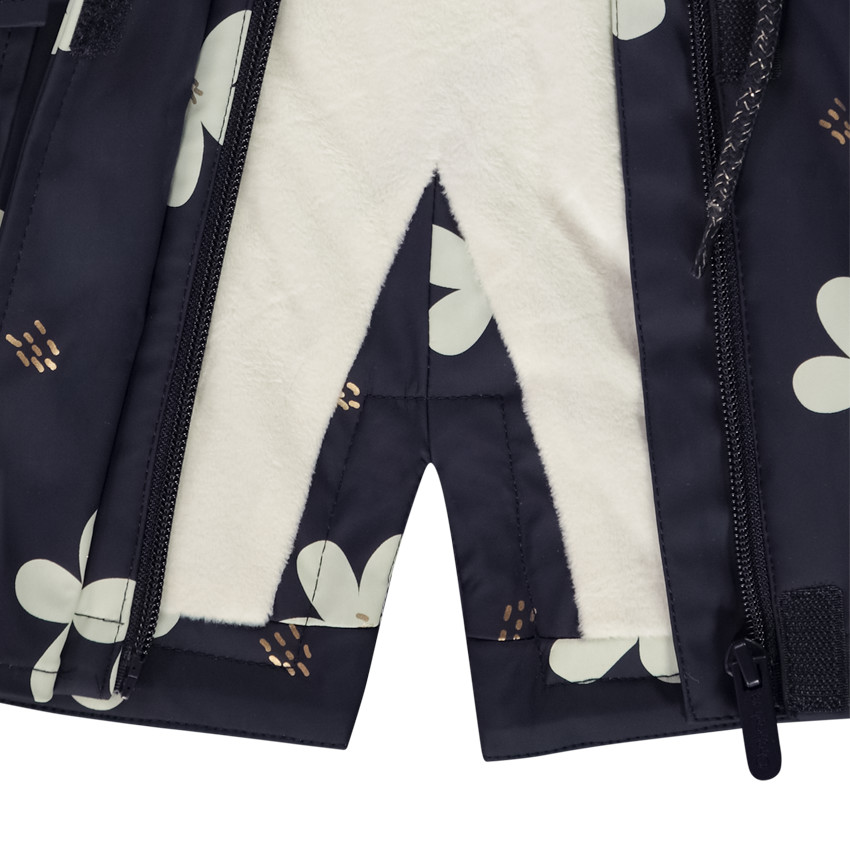 Parka gomme déperlante imprimé fleurs pour fille 