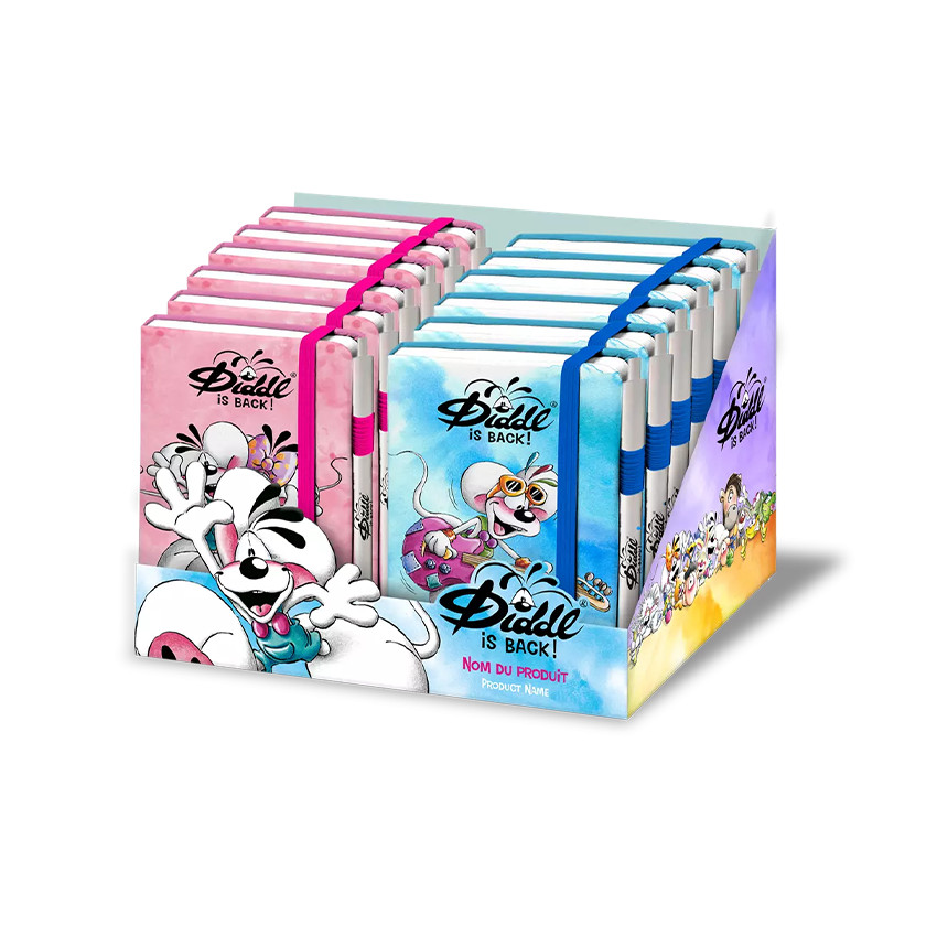 Set carnet format A6 + stylo Diddl assorti (modèle aléatoire) 