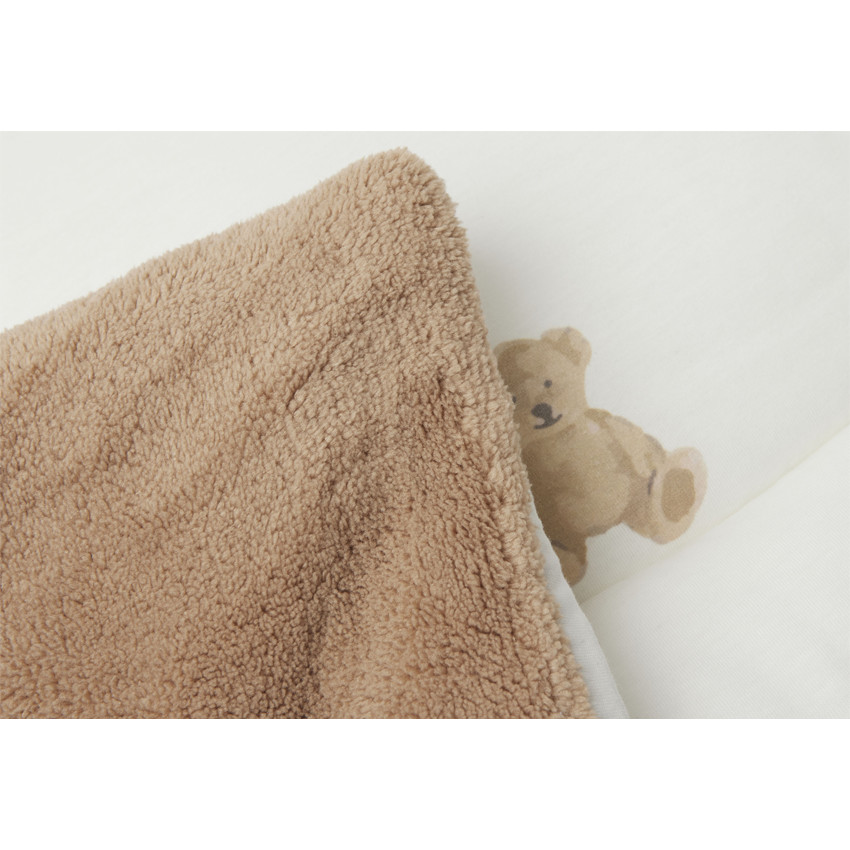 Tapis de parc 75 x 95 cm Teddy Bear - Ecru (Jollein) - Image 2