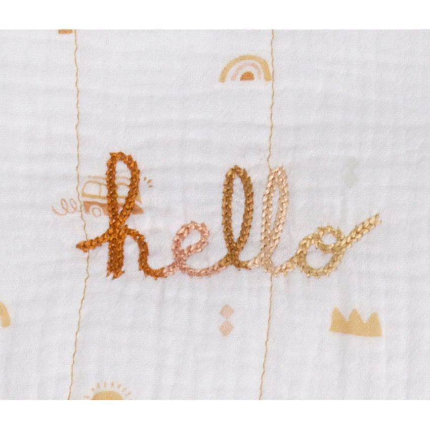 Set cape de bain et gant Sunlight 