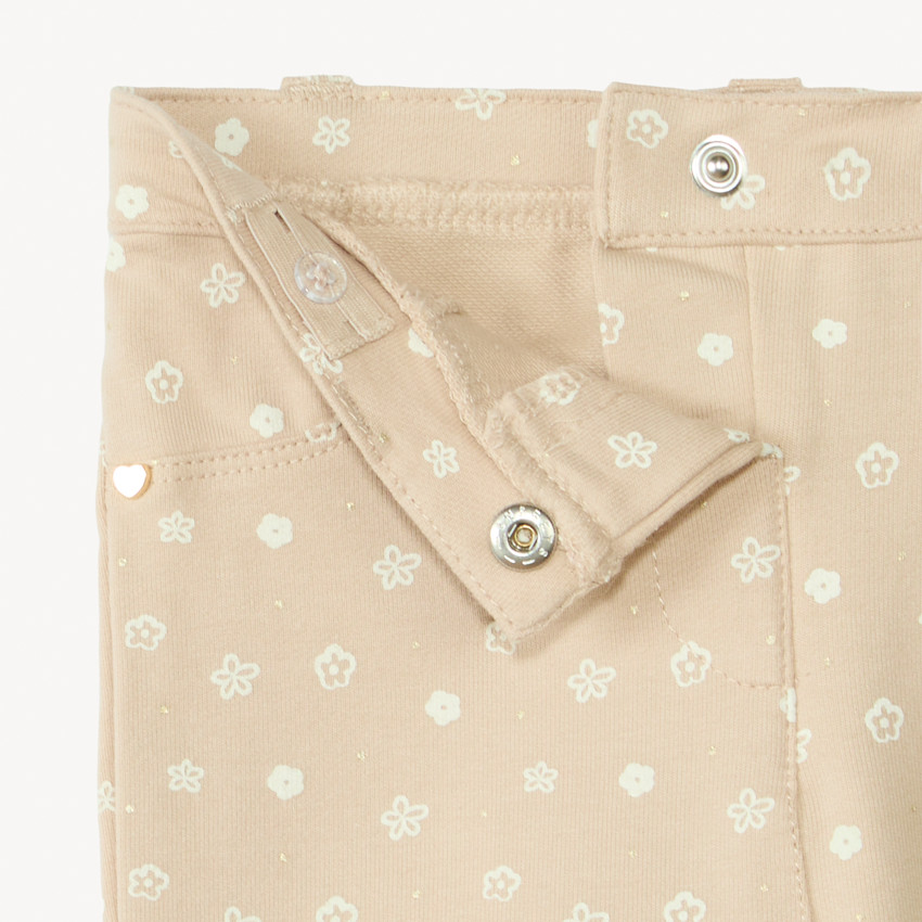 Pantalon en molleton imprimé pour bébé fille 