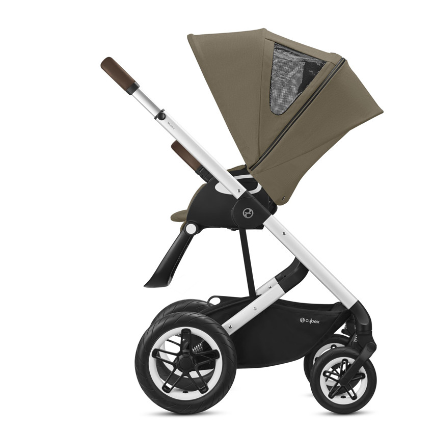Poussette Talos S Lux châssis silver - Classic Beige 