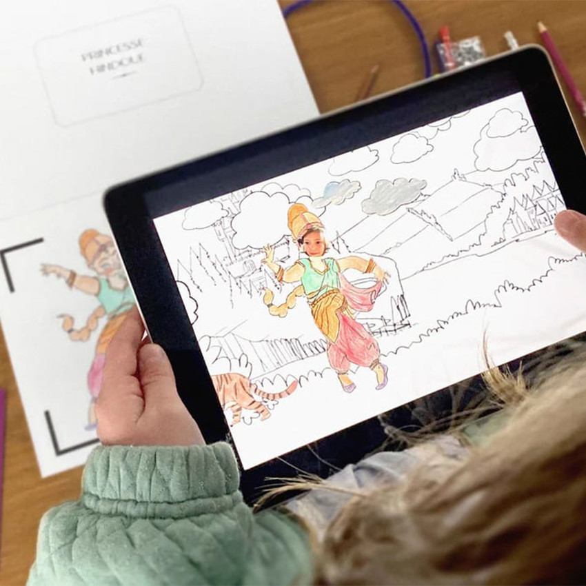 Cahier de dessin animé "Les Princesses" 