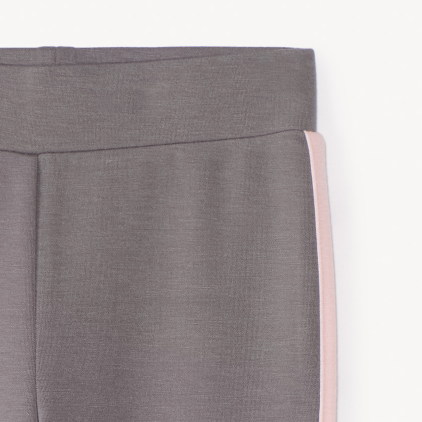 Legging évasé en scuba à bandes pour fille 