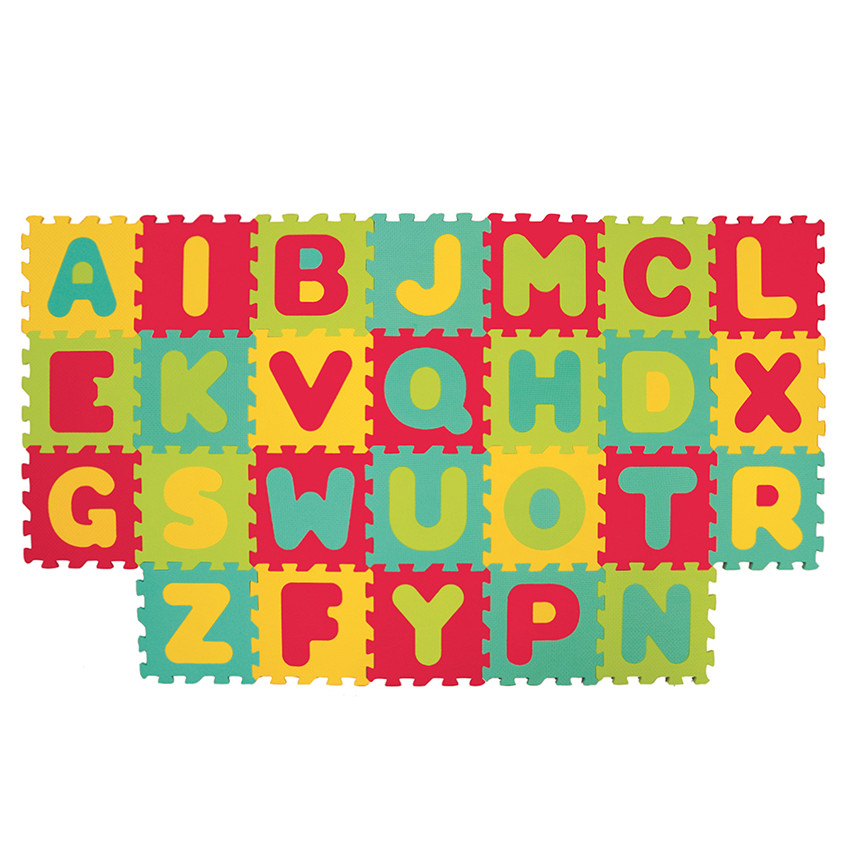 Dalles en mousse Basic lettres  