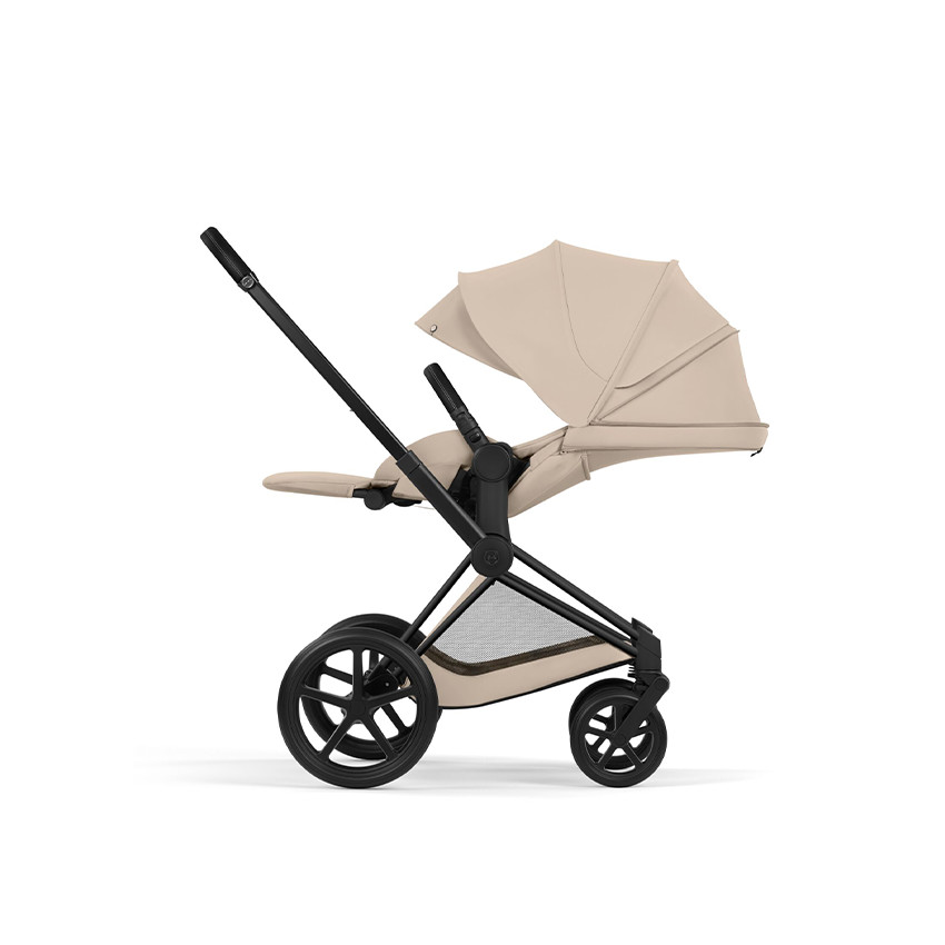 Poussette Duo Priam - Matt Black/Cozy Beige 