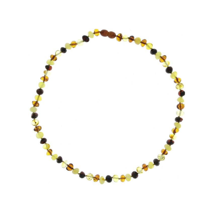 Collier d'ambre pour adulte à vis mix 