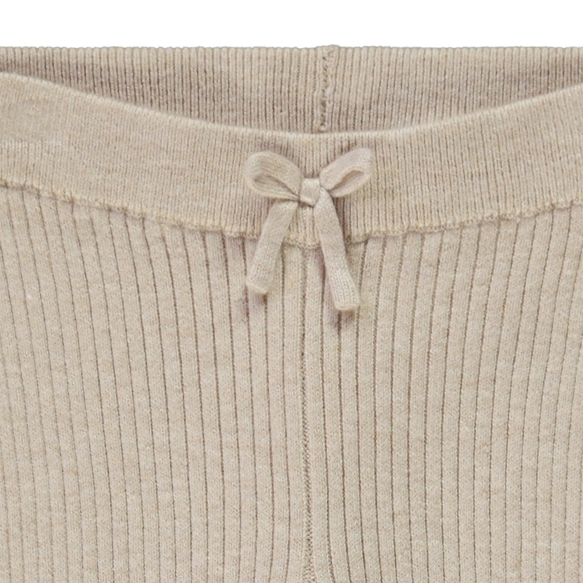 Legging en tricot effet côtelé fille 
