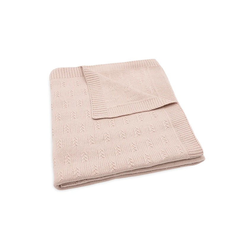 Couverture Grain Knit 100x150 cm - Wild Rose 